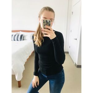 Cynthia Rowley black long sleeve